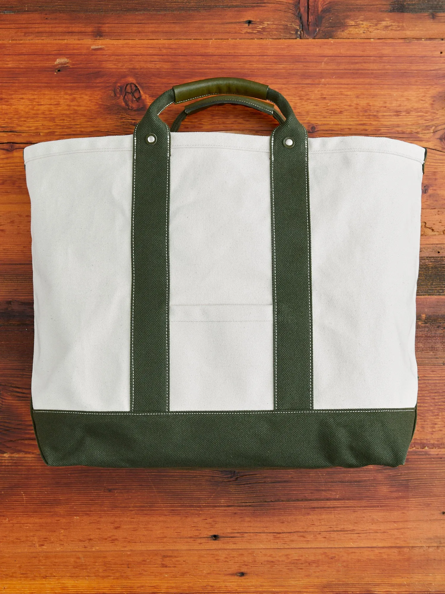 Campus Big Tote Bag in Khaki