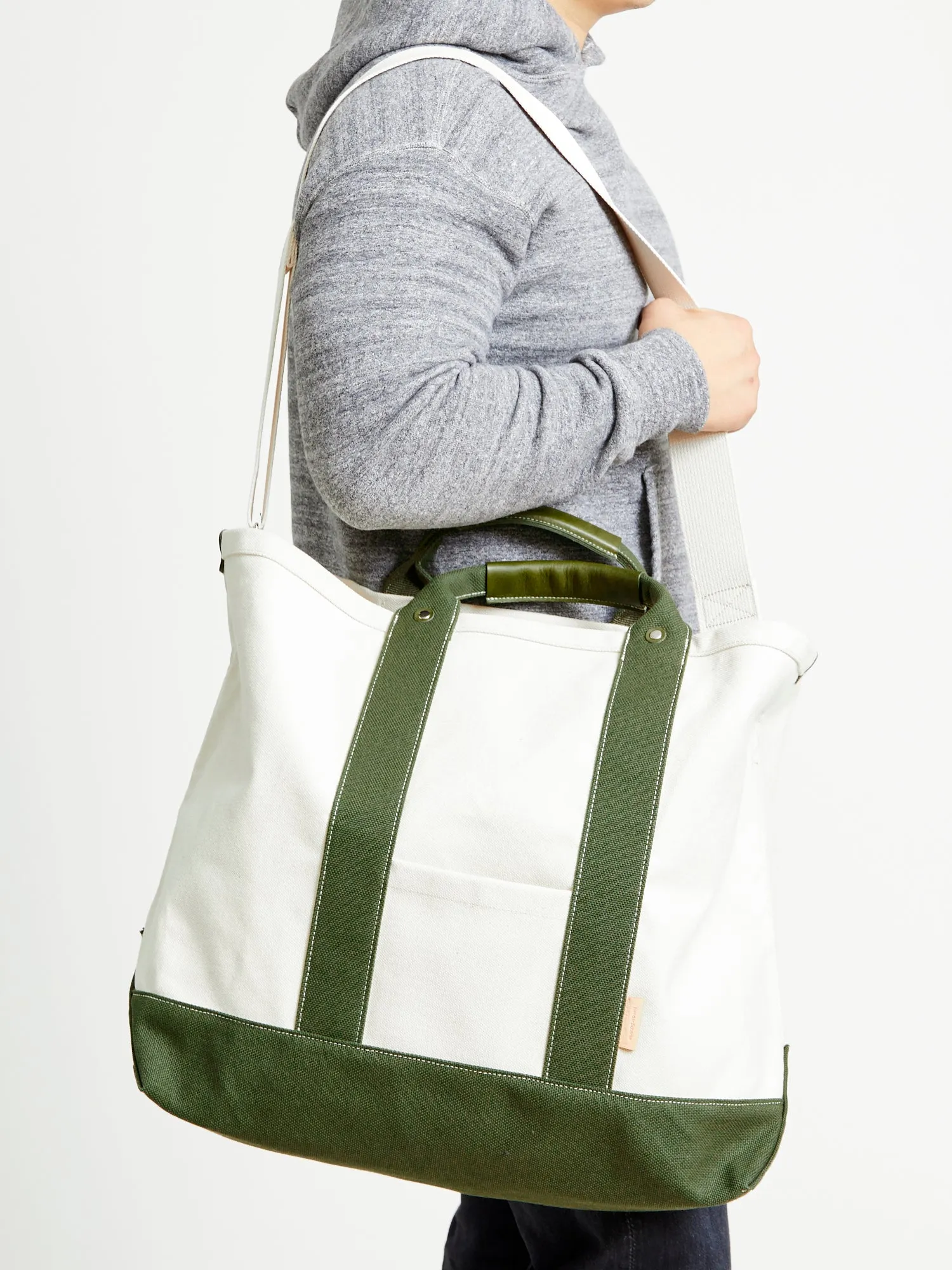 Campus Big Tote Bag in Khaki