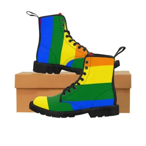 Canvas Boots AL BLUE DESIGNED ART PRIDE