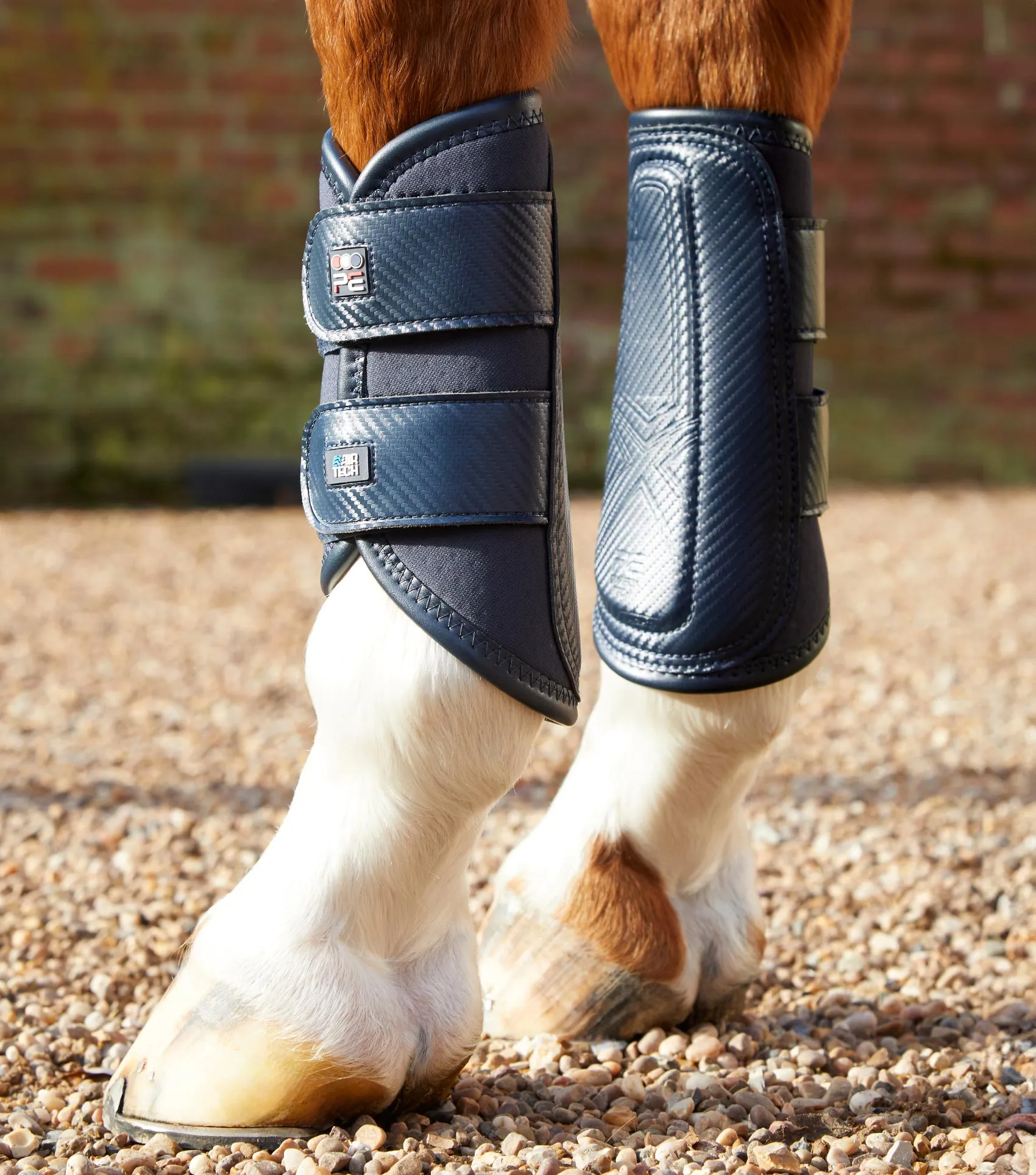 Carbon Air-Tech Double Locking Brushing Boots Navy