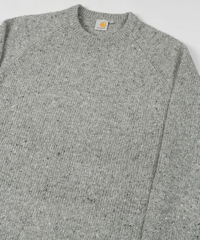 Carhartt Anglistic Sweater Dark Grey