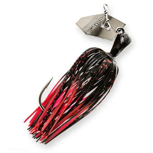 ChatterBait Elite Lures - 3-8 oz Weight, 5-0 Gamakatsu Hook, Black-Red, Per 1