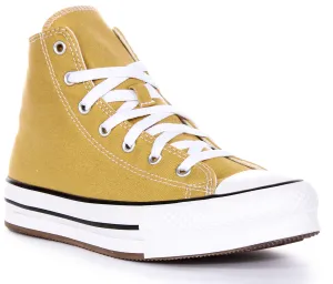 Converse All Star Lift A05467C In Mustard For Junior