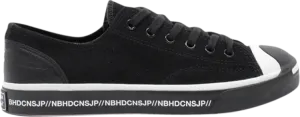 Converse NEIGHBORHOOD x Jack Purcell Low Black sneakers, black