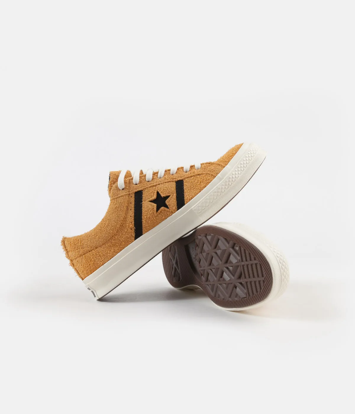 Converse One Star Academy Ox Shoes - Amber Ochre / Black