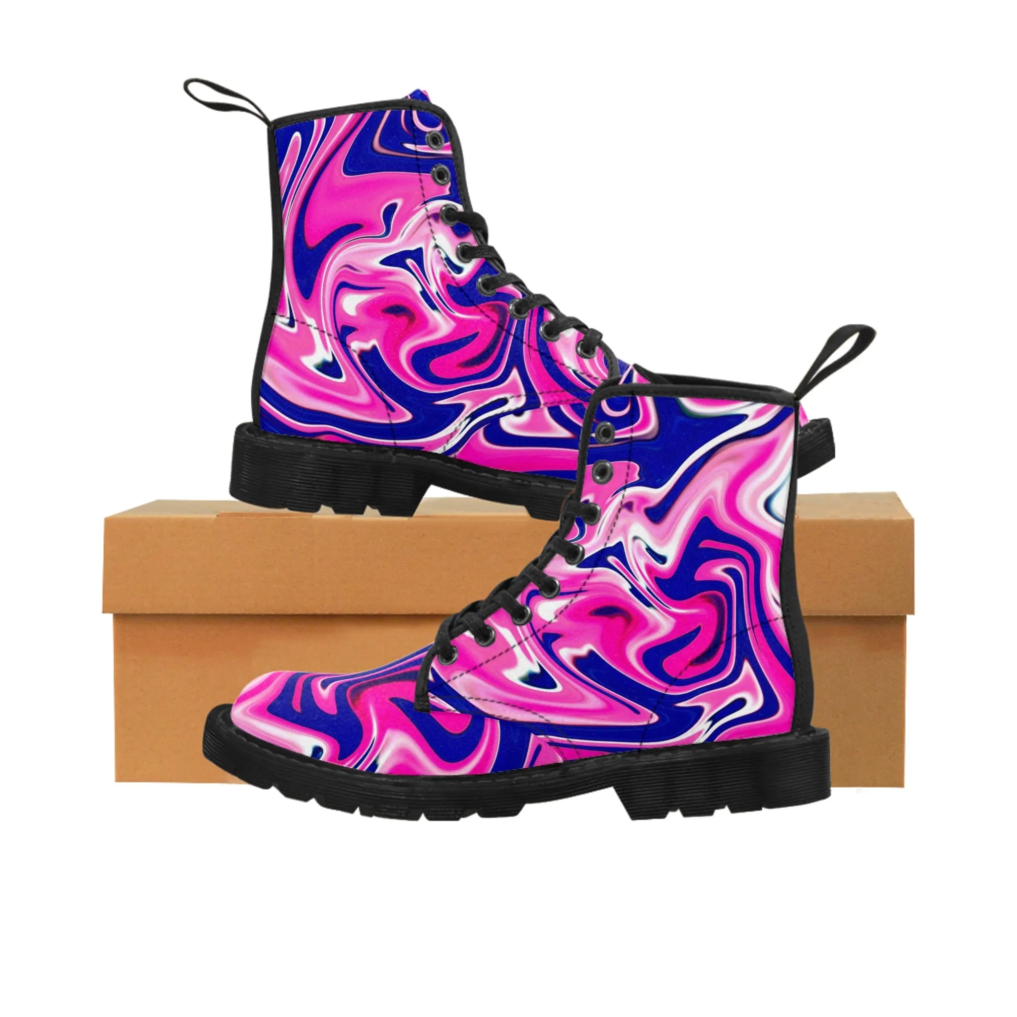 Cosmic Trip Boots,Women's Canvas Boots