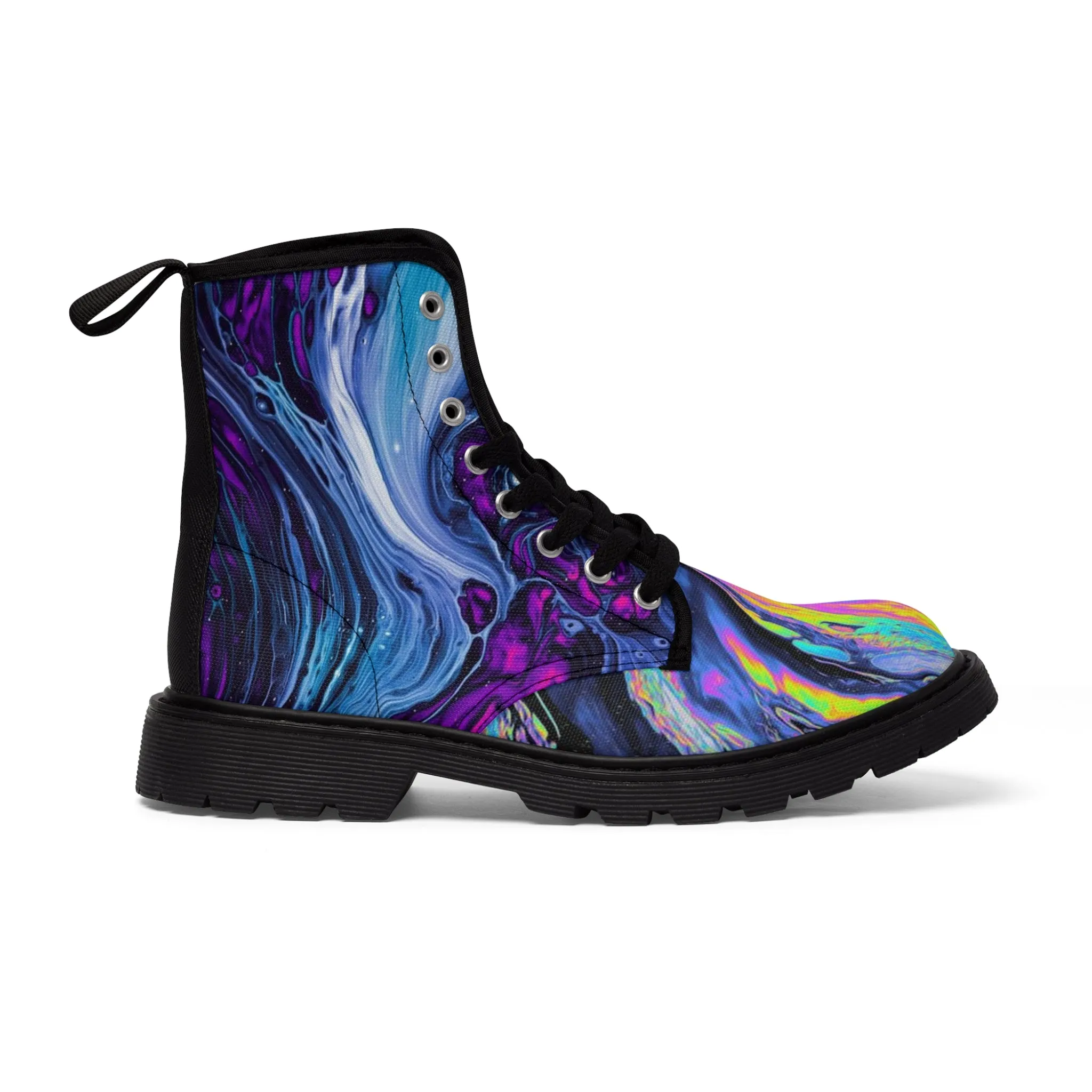 Cosmic Trip Boots,Women's Canvas Boots