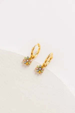 Cove Flower Huggies Earrings