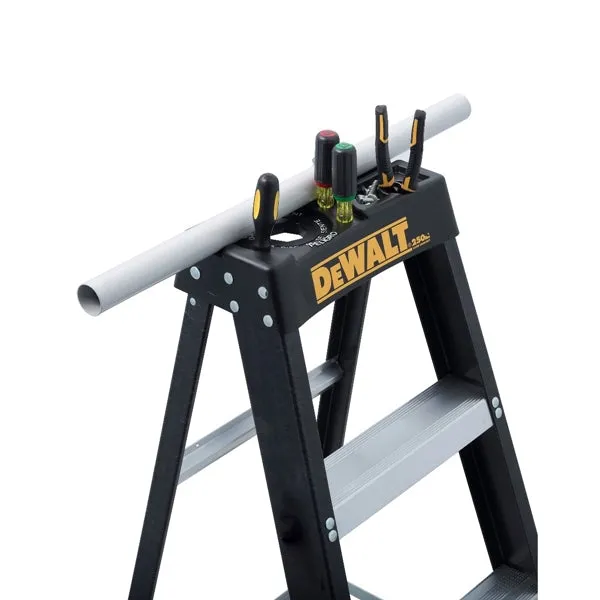 DeWALT by Louisville DXL3110 Series DXL3110-06 Step Ladder, 6 ft H, Type I Duty Rating, Fiberglass, 250 lb