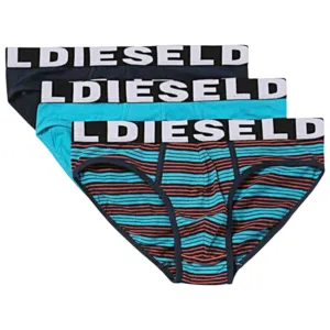 DIESEL UMBER ANDER Mens Bikini Briefs Swim Boxer Trunks Cotton 3x Pack Underwear