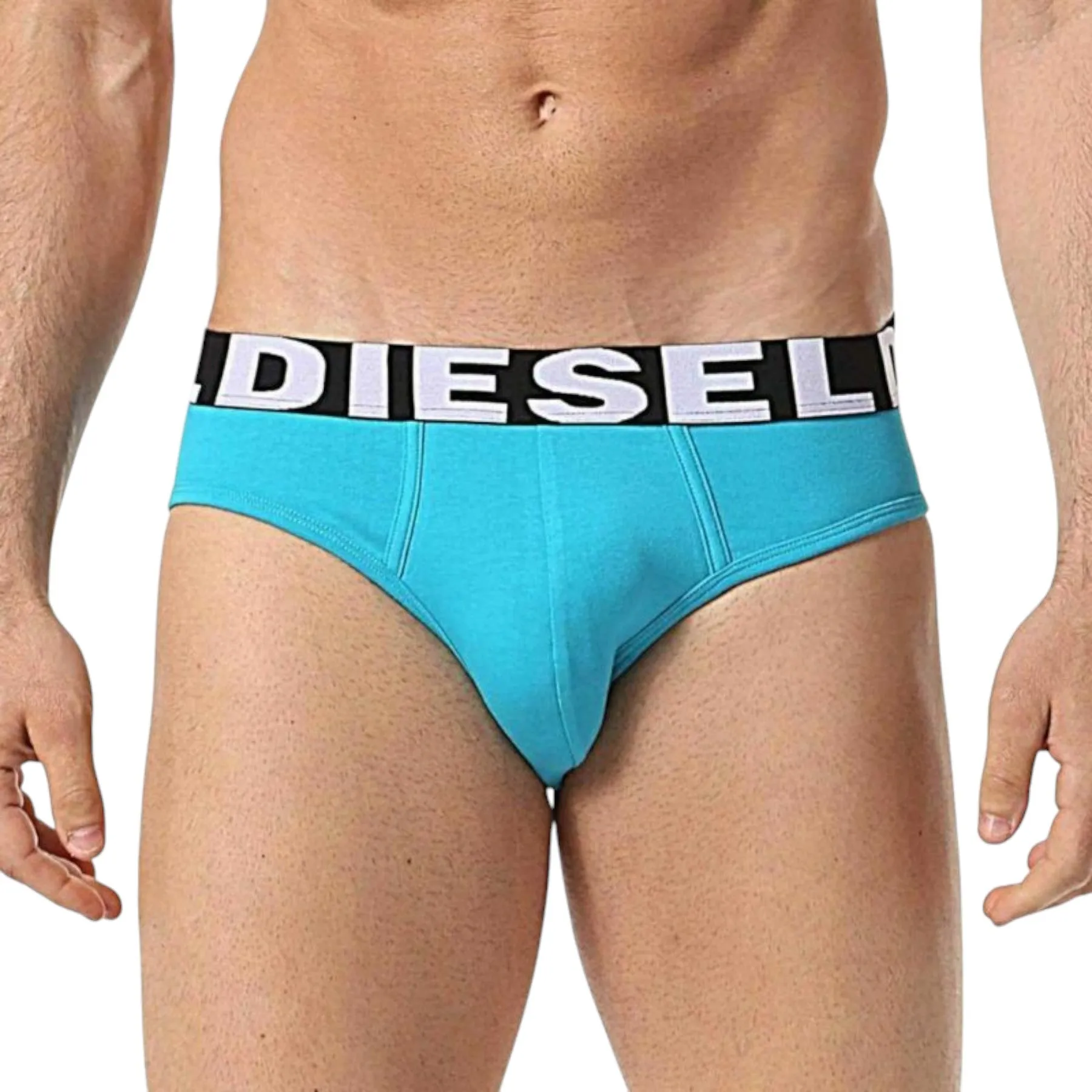 DIESEL UMBER ANDER Mens Bikini Briefs Swim Boxer Trunks Cotton 3x Pack Underwear