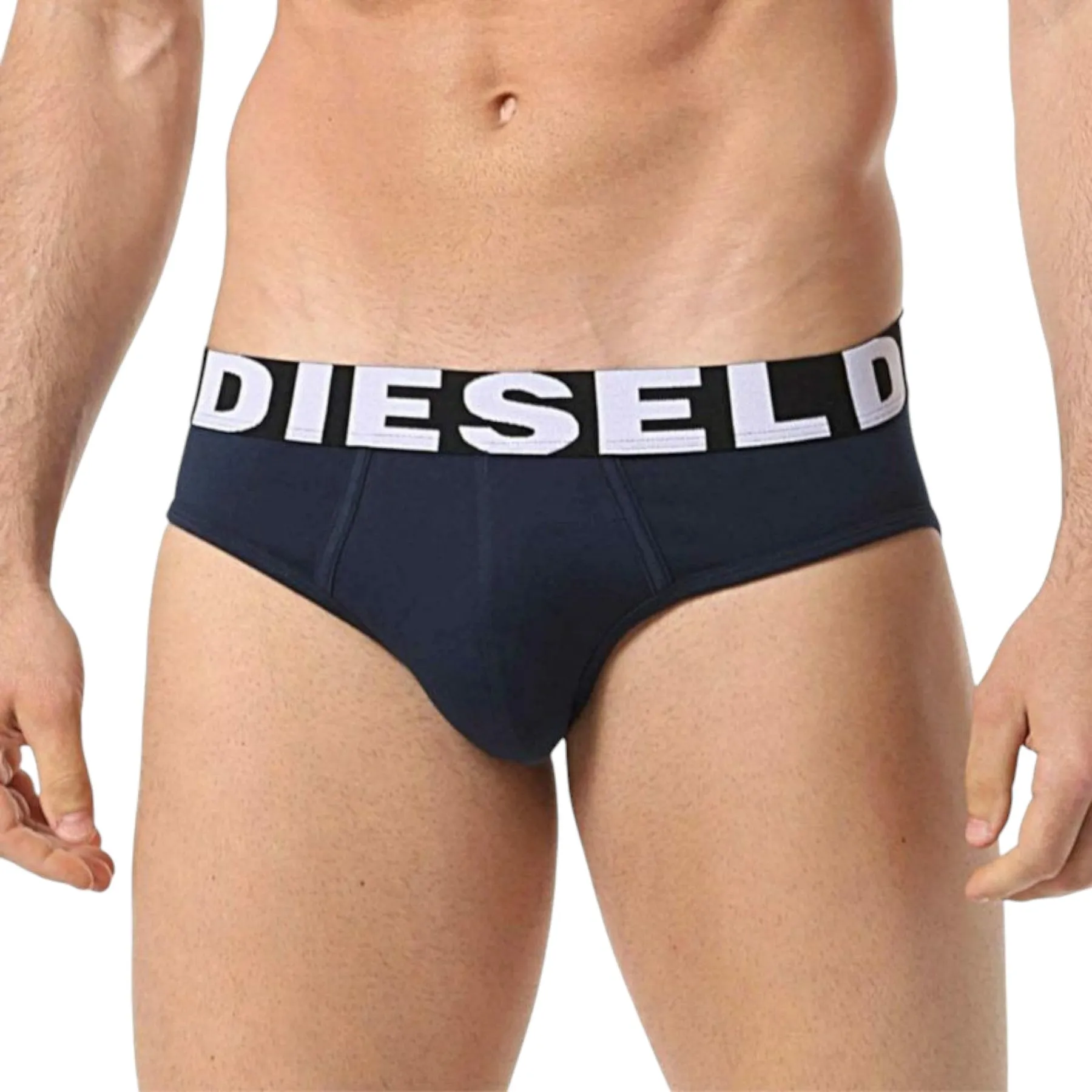 DIESEL UMBER ANDER Mens Bikini Briefs Swim Boxer Trunks Cotton 3x Pack Underwear