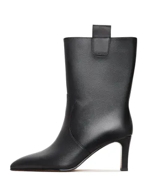 Elegant High-Heeled Boots Ava - Black