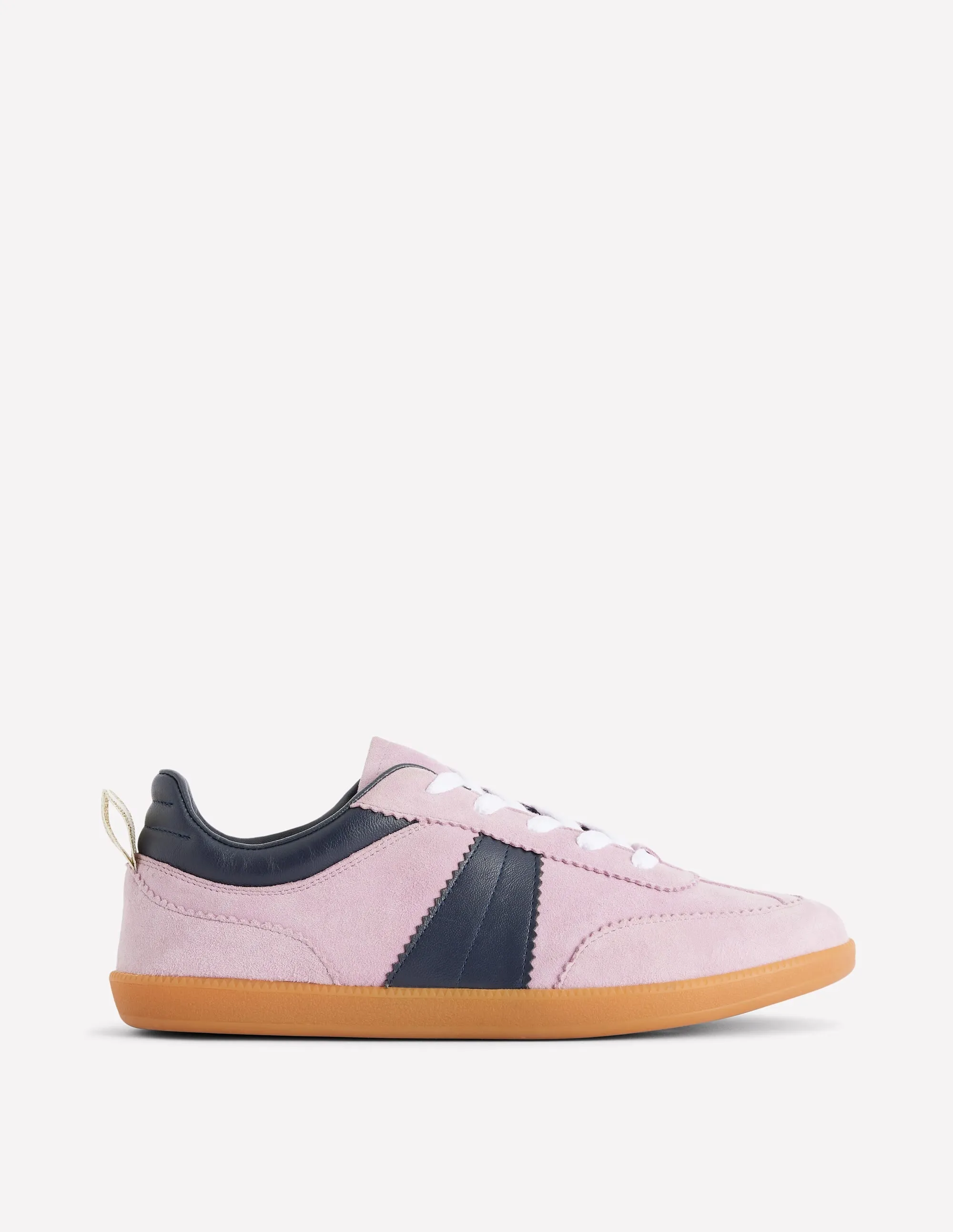 Erin Retro Tennis Trainers-Vintage Mauve/Navy