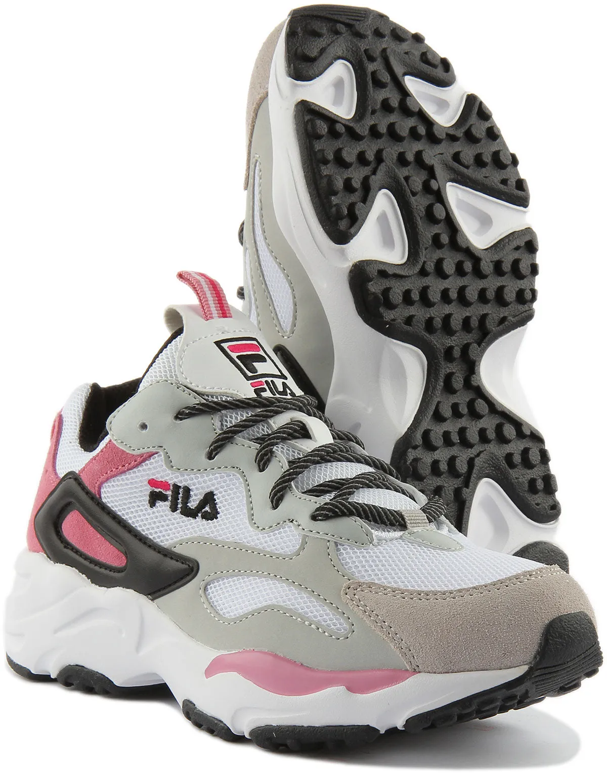 Fila Ray Tracer Cb In White Pink For Women