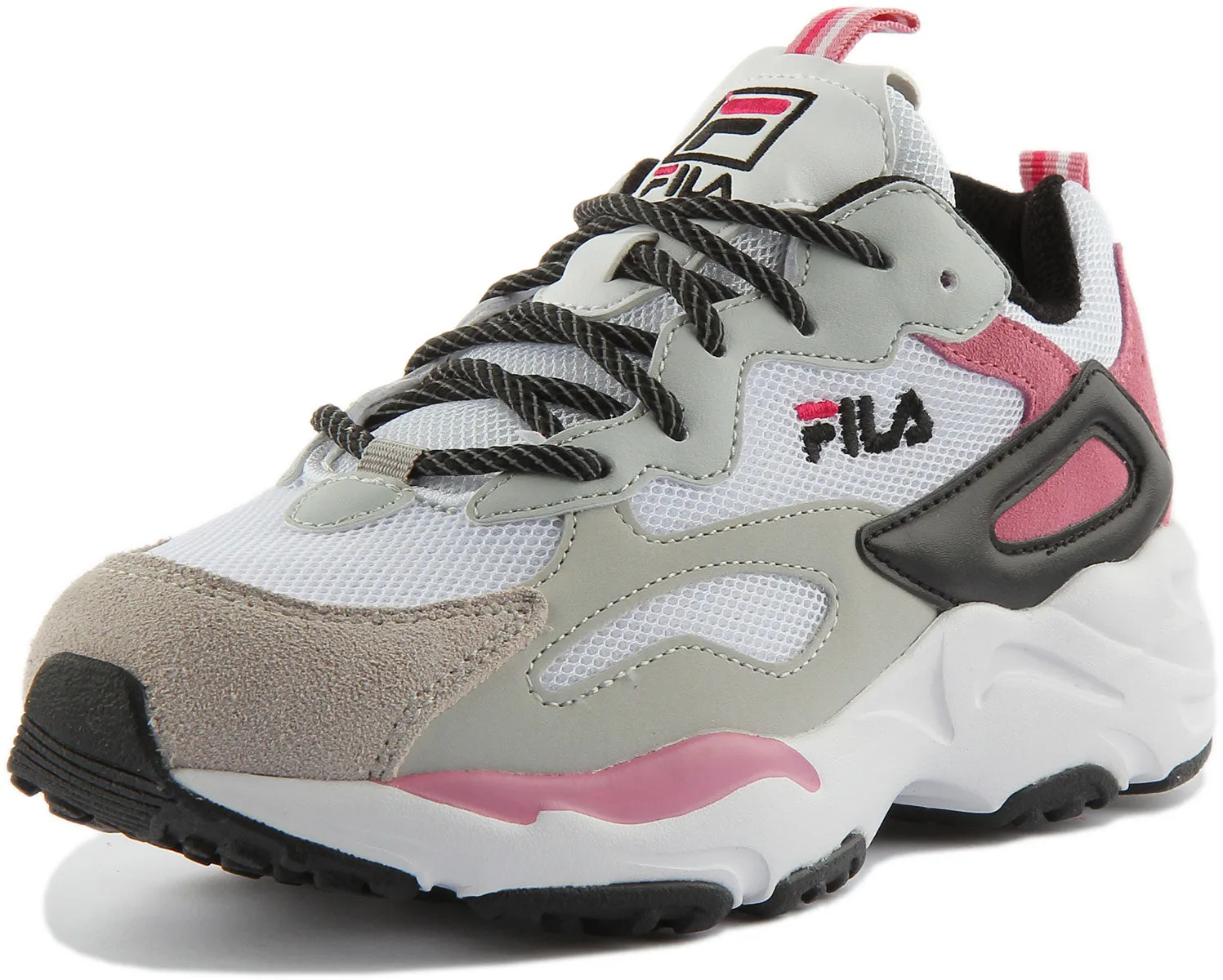 Fila Ray Tracer Cb In White Pink For Women