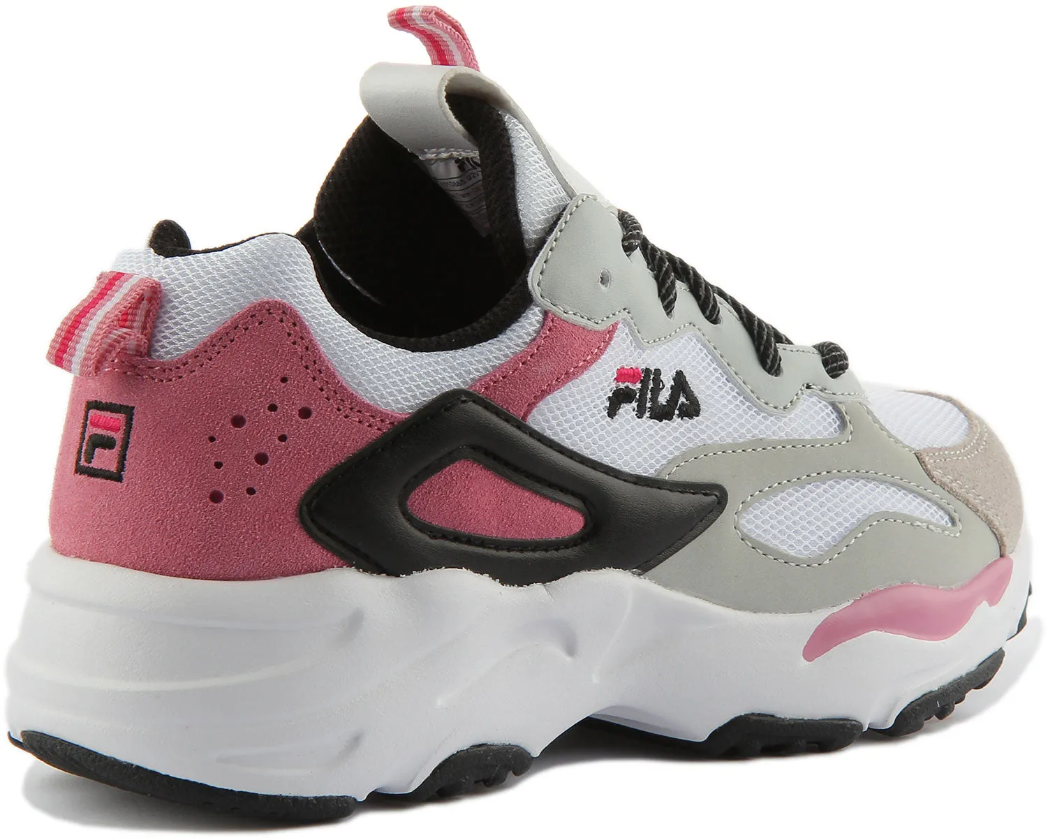 Fila Ray Tracer Cb In White Pink For Women