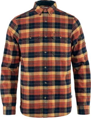 Fjällräven Men&#x27;s Singi Heavy Flannel Shirt Autumn Leaf-Dark Navy | Buy Fjällräven Men&#x27;s Singi Heavy Flannel Shirt Autumn Leaf-Dark Navy here | Outnorth