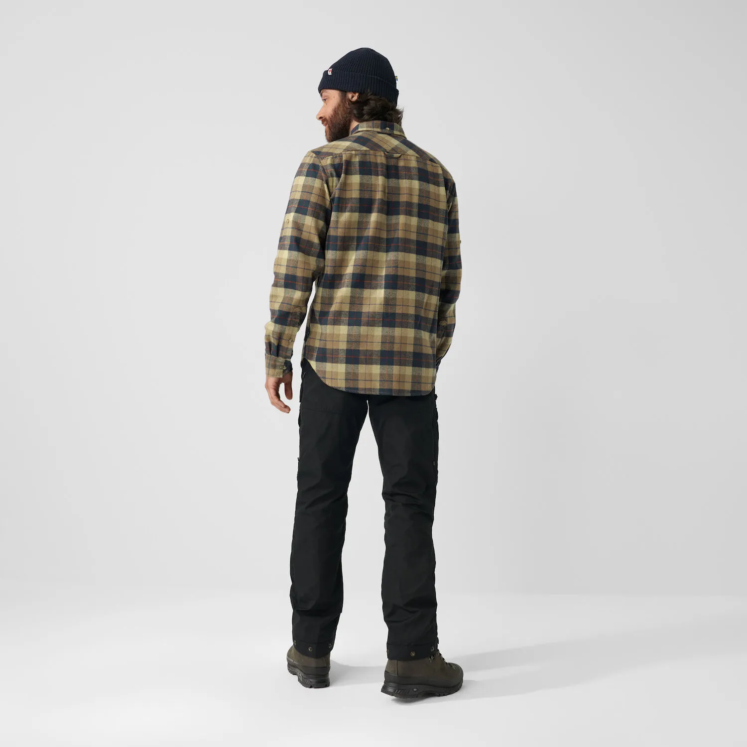 Fjällräven Men&#x27;s Singi Heavy Flannel Shirt Autumn Leaf-Dark Navy | Buy Fjällräven Men&#x27;s Singi Heavy Flannel Shirt Autumn Leaf-Dark Navy here | Outnorth