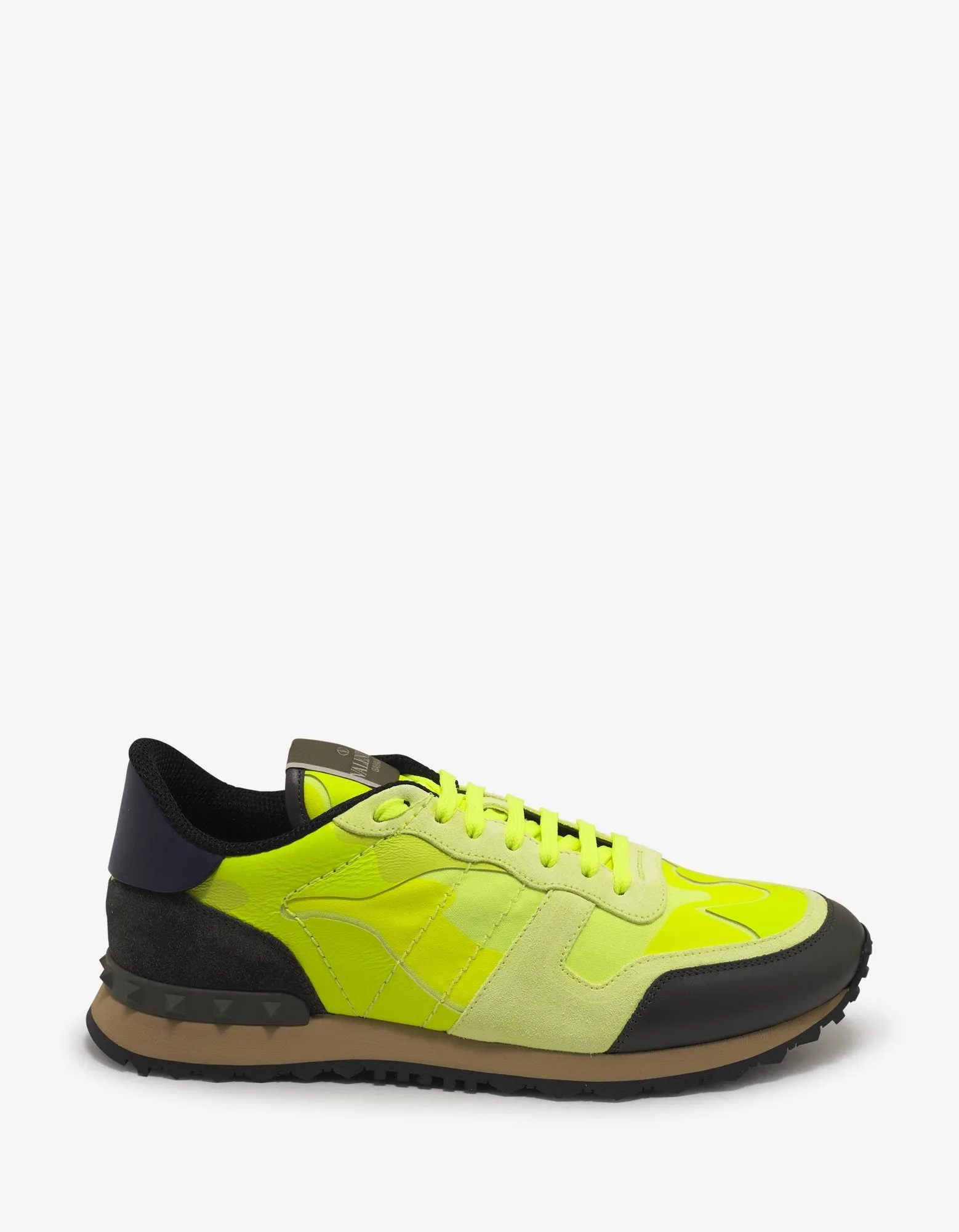 Florescent Yellow Camouflage Rockrunner Trainers -