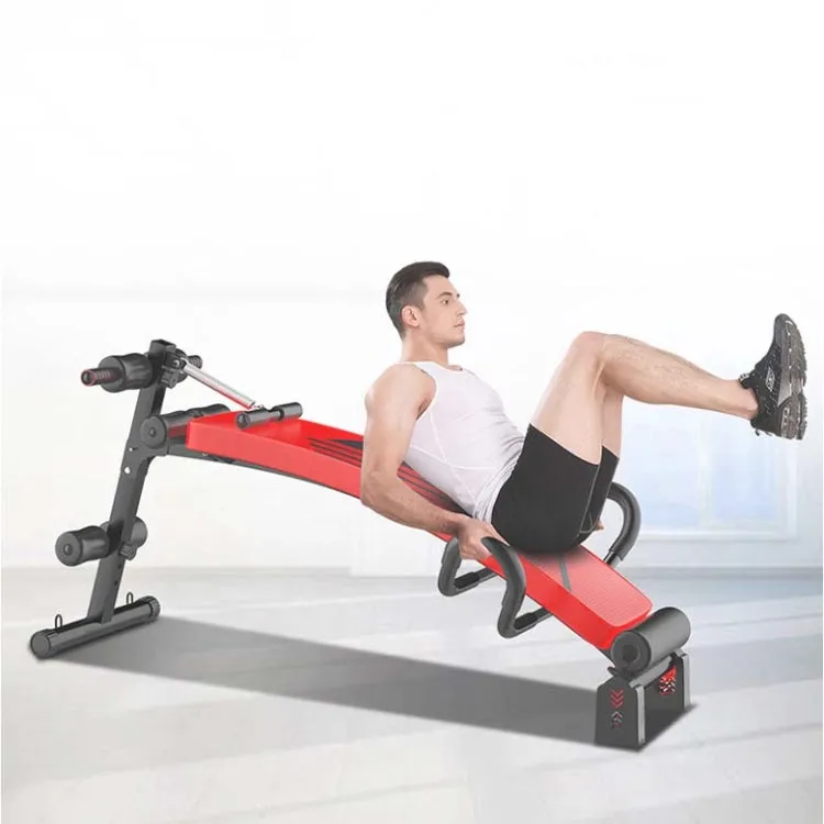 Foldable Sit-up Board For Household Multifunctional Abdomen, Specification: 177P-X3 Black Luxury