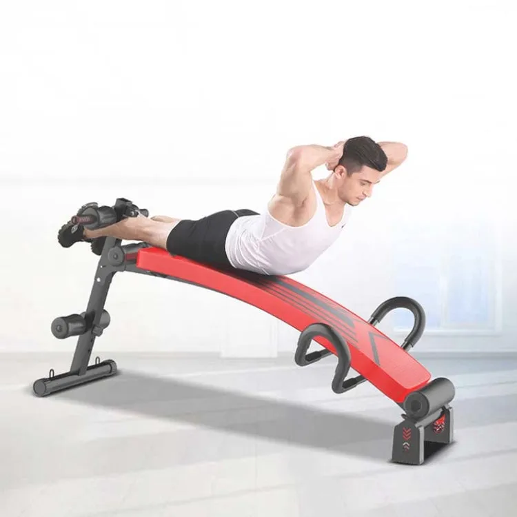 Foldable Sit-up Board For Household Multifunctional Abdomen, Specification: 177P-X3 Black Luxury