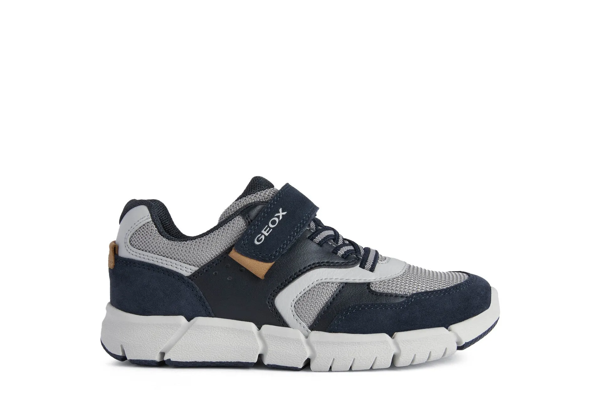 Geox Flexyper Boys Navy-Grey Trainer