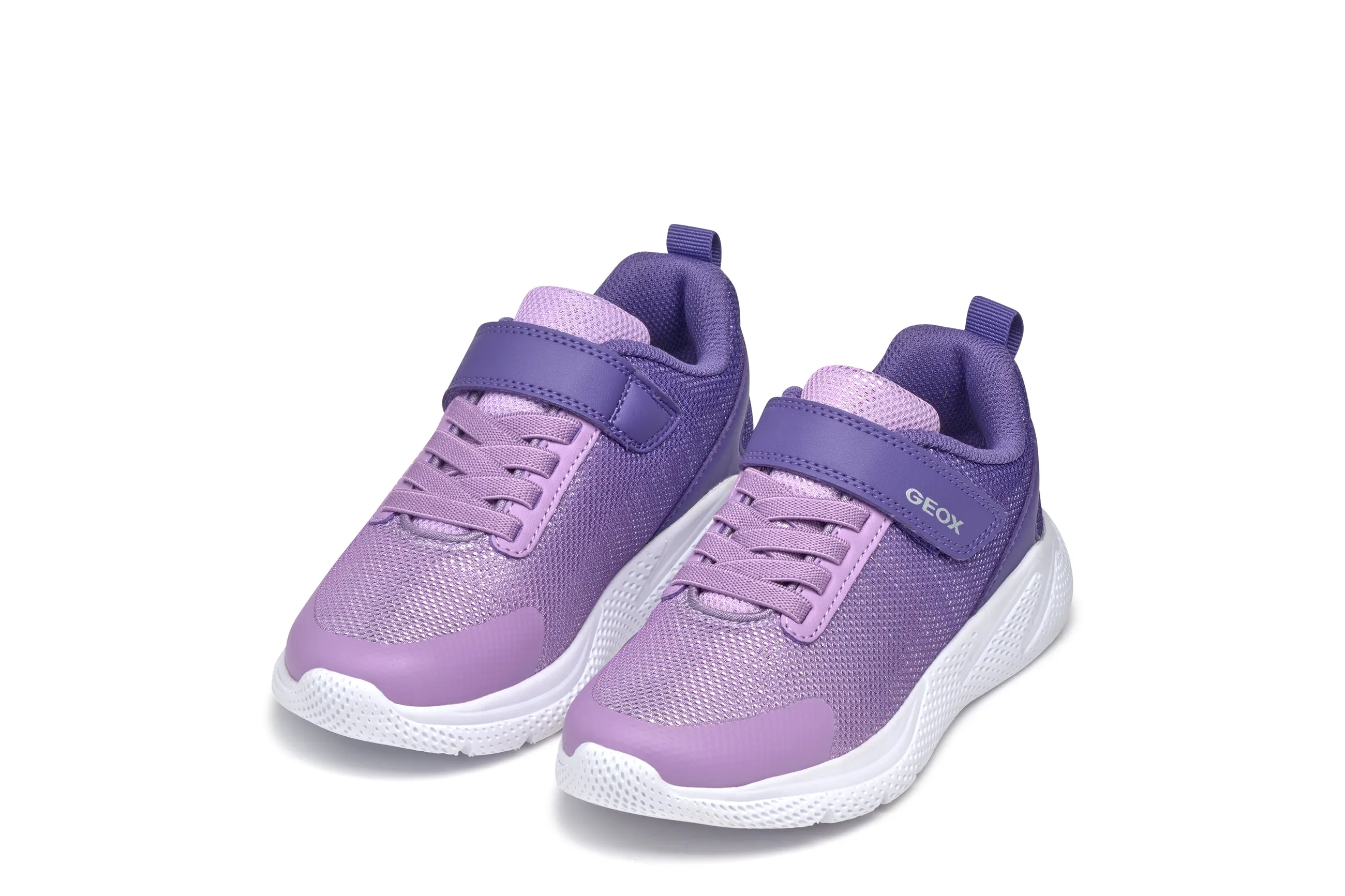 Geox Sprintye Girls Dark Violet Lilac Trainer