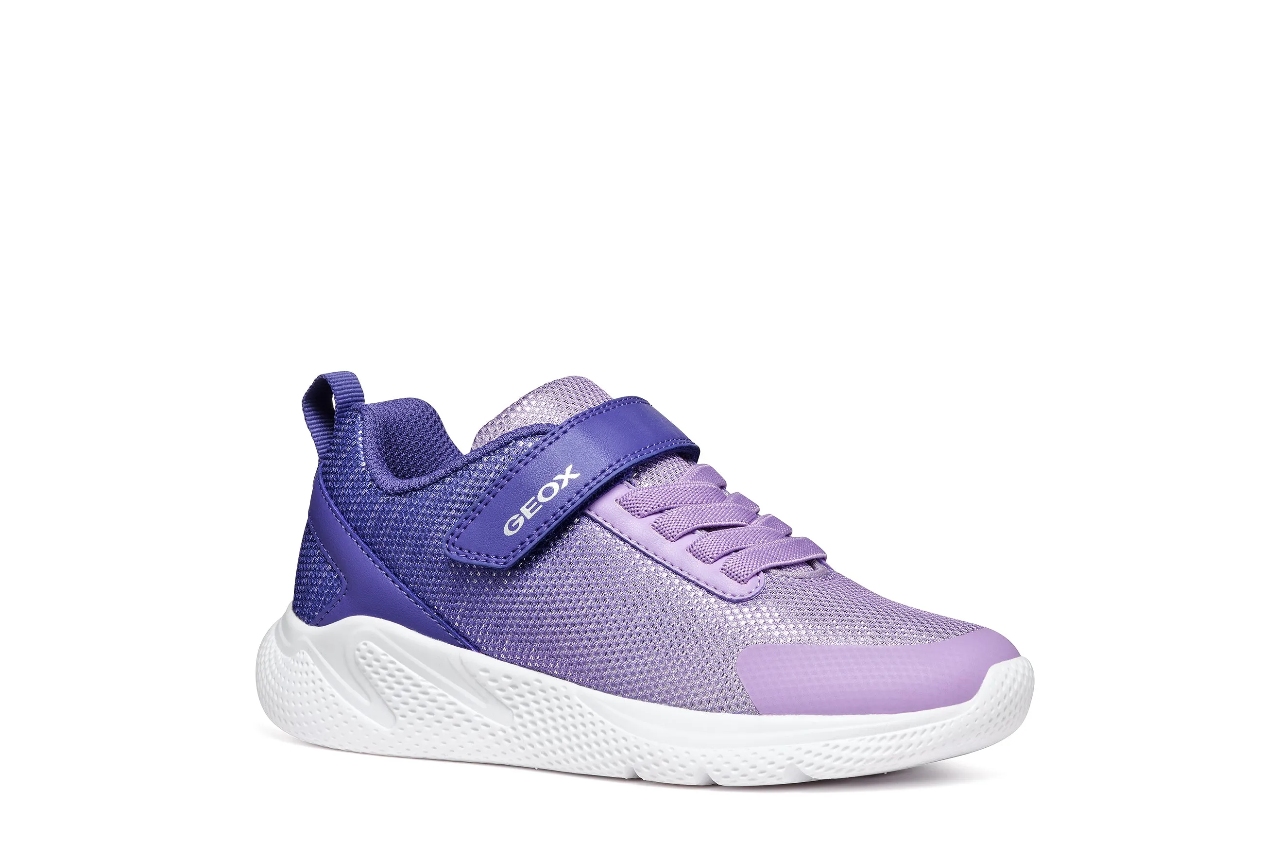 Geox Sprintye Girls Dark Violet Lilac Trainer