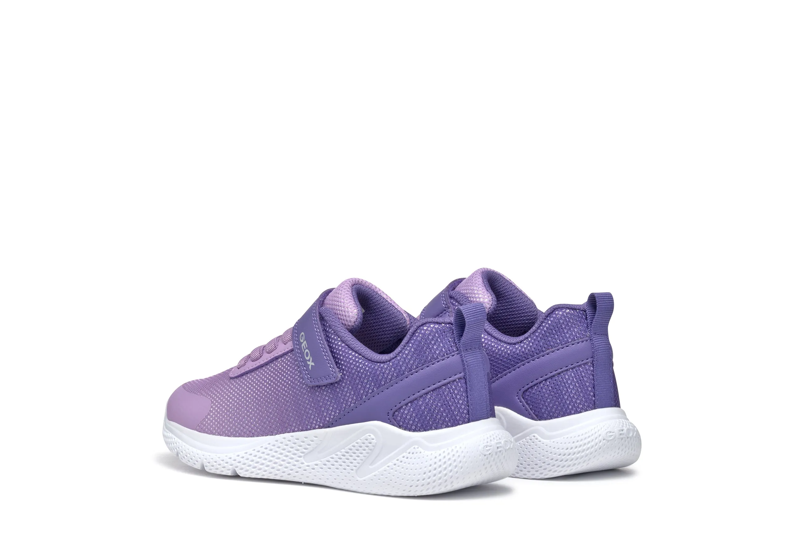 Geox Sprintye Girls Dark Violet Lilac Trainer