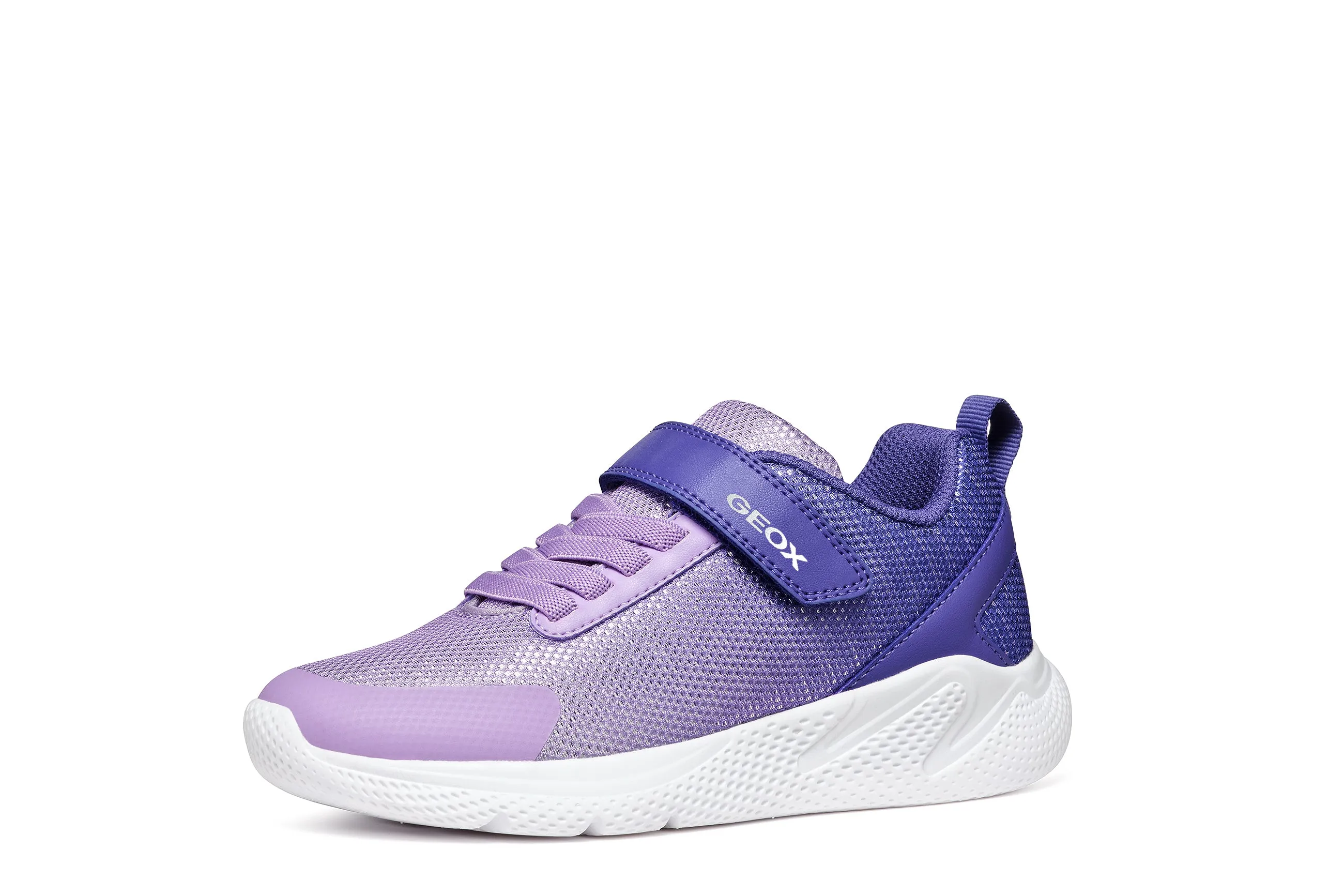 Geox Sprintye Girls Dark Violet Lilac Trainer