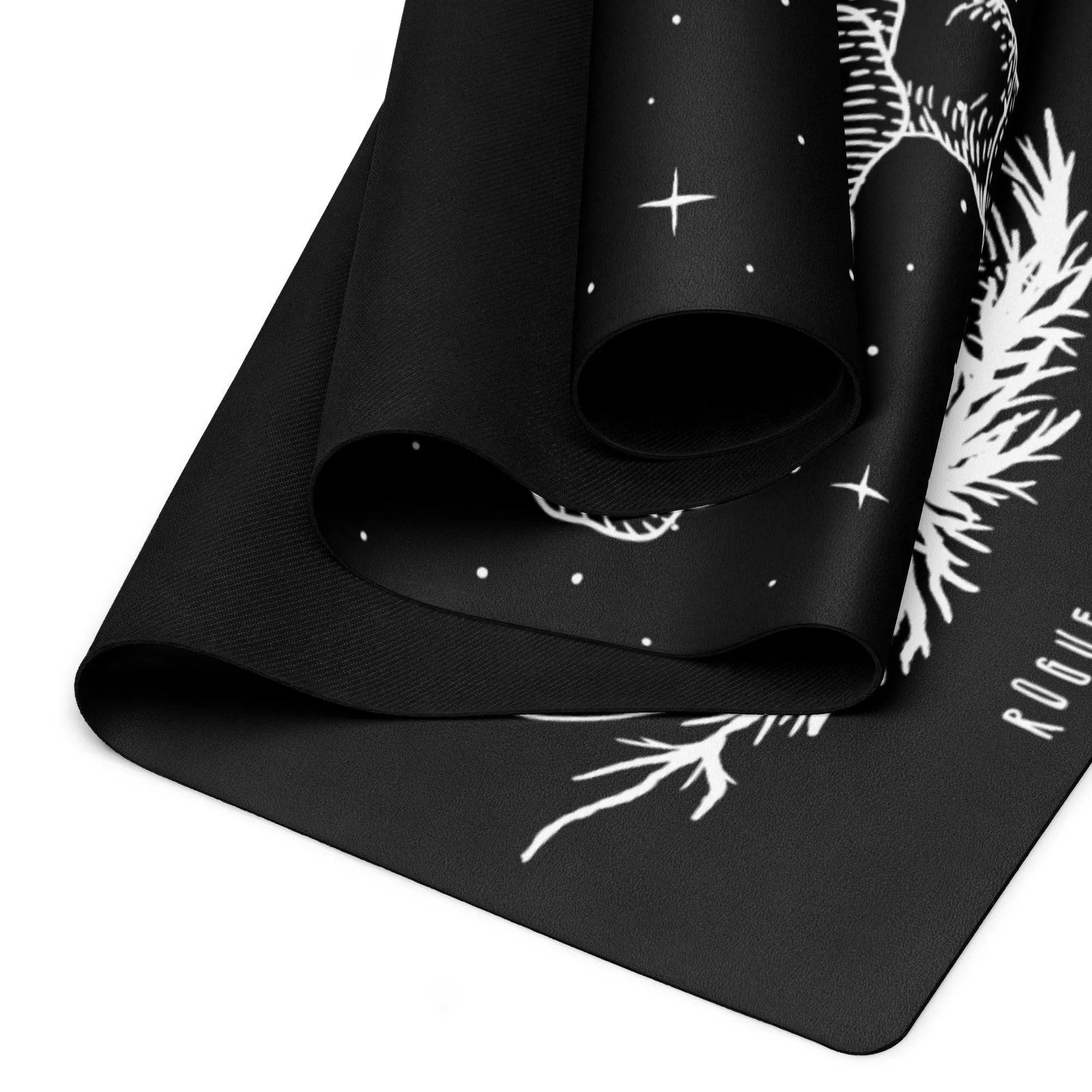 Godbane Yoga Mat - Non Slip Witchy Goth Pagan-Inspired Mat for Yoga Pilates & Fitness Workouts perfect Gift for Yoga lovers