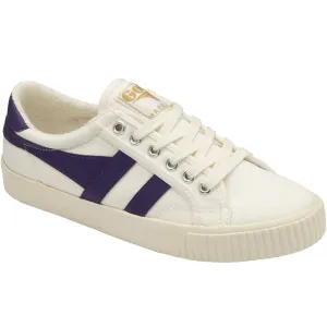 Gola Womens Tennis Mark Cox Classic Trainers - White/Violet