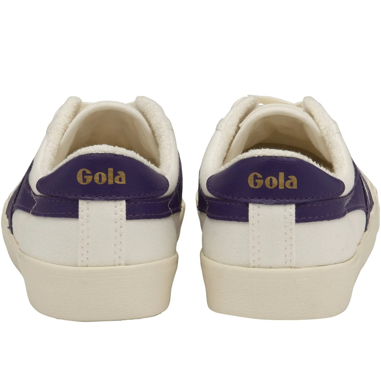 Gola Womens Tennis Mark Cox Classic Trainers - White/Violet