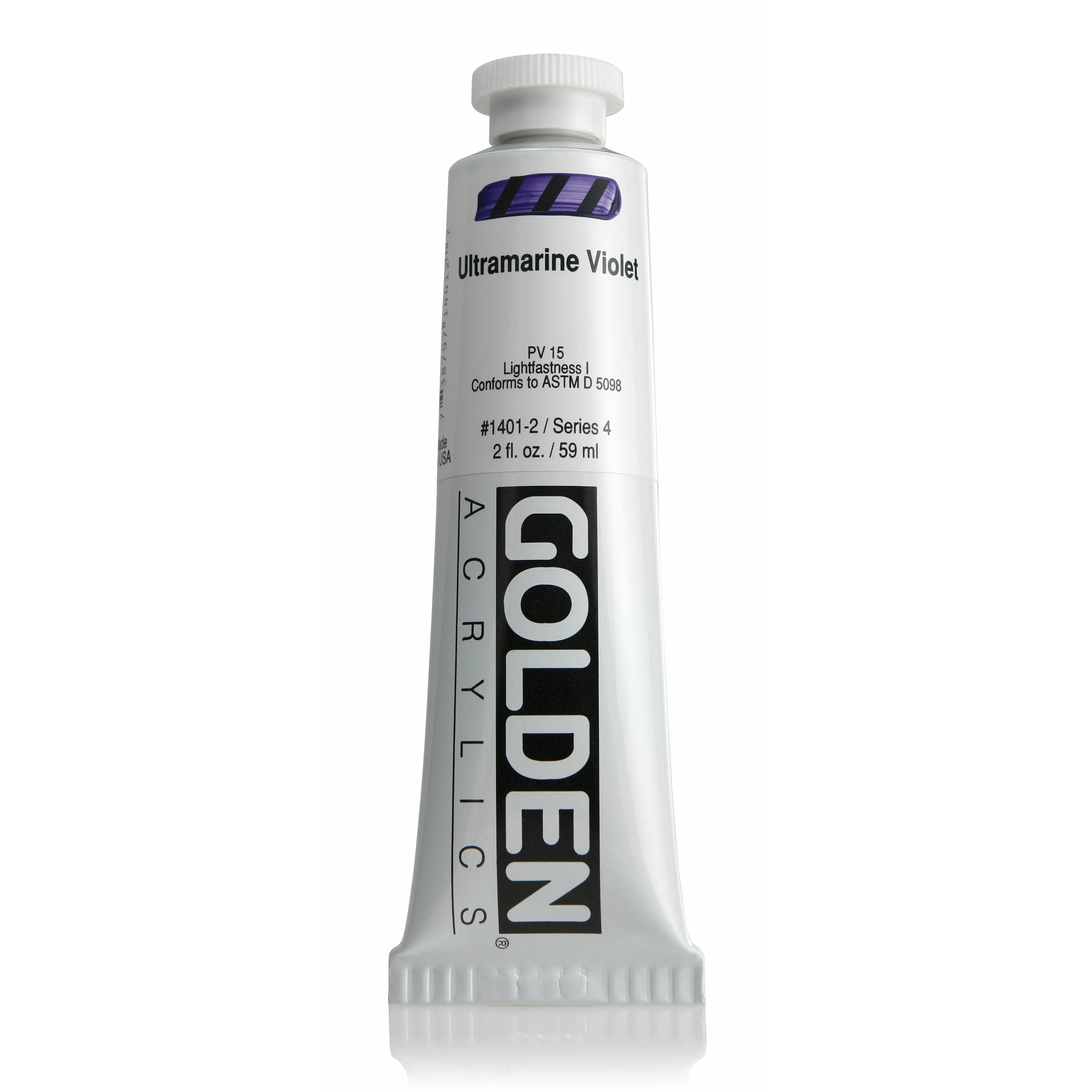 Golden Heavy Body Acrylic Paints (Purple Colors)