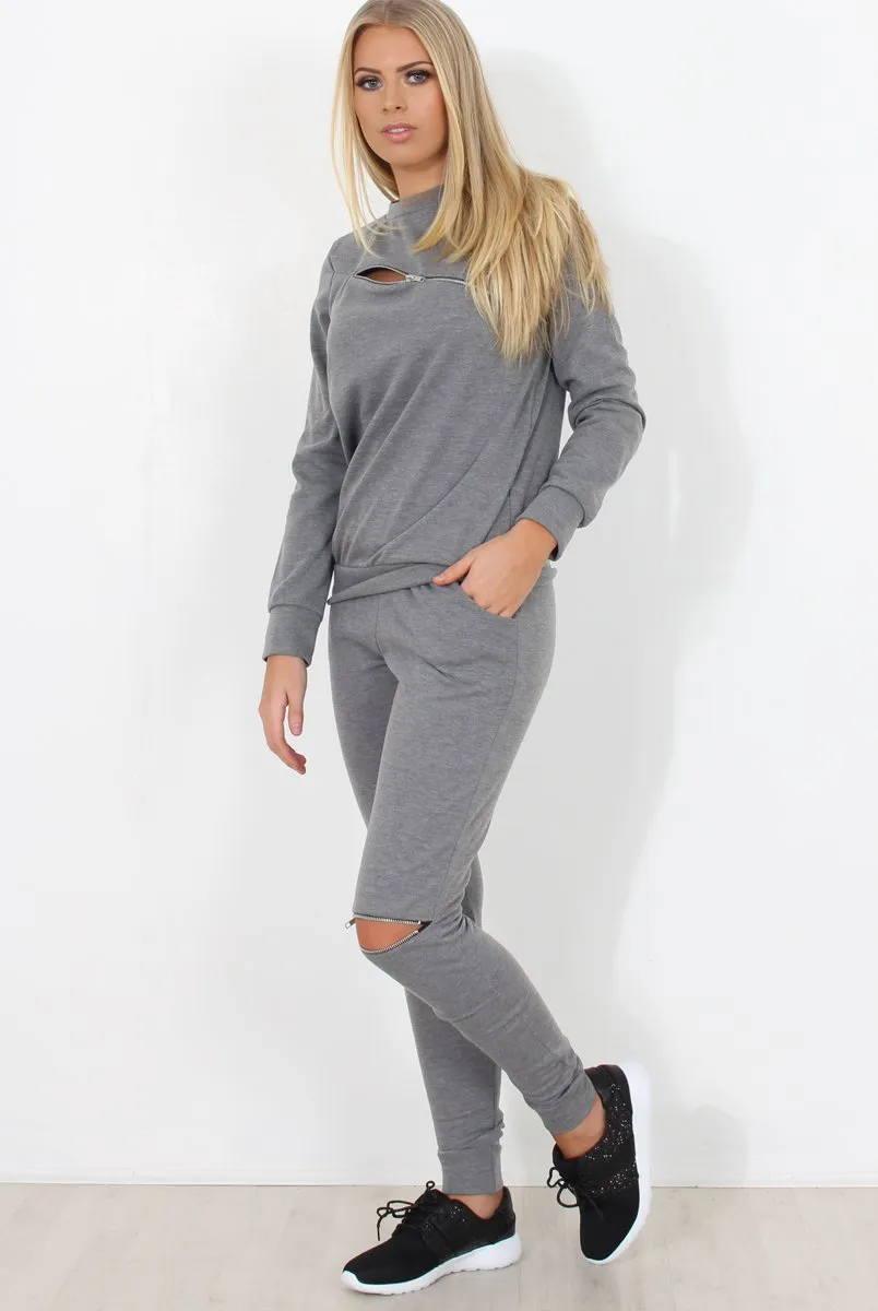 Grey Loungewear Set - Khloe