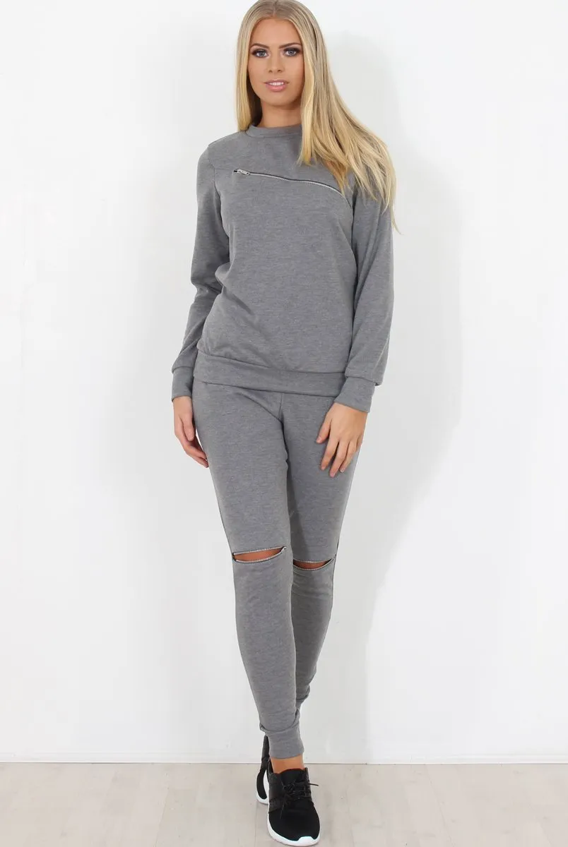 Grey Loungewear Set - Khloe