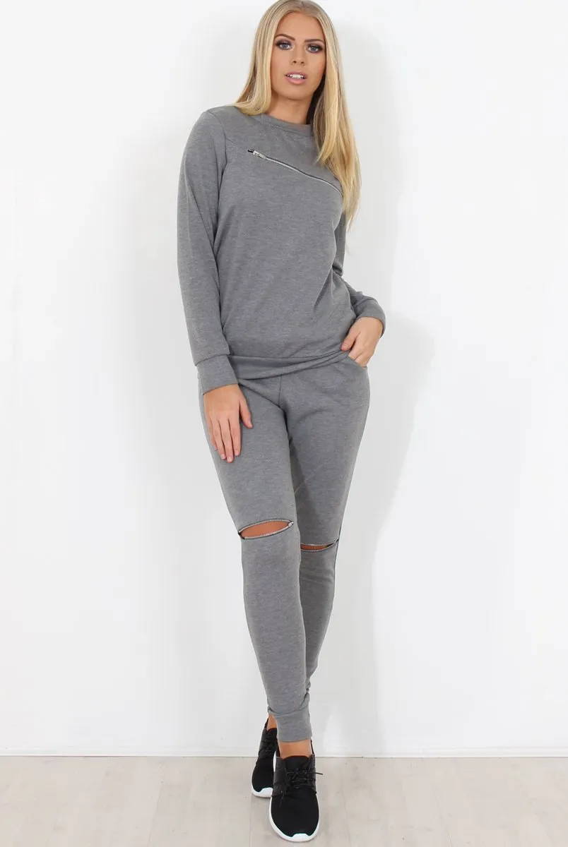 Grey Loungewear Set - Khloe