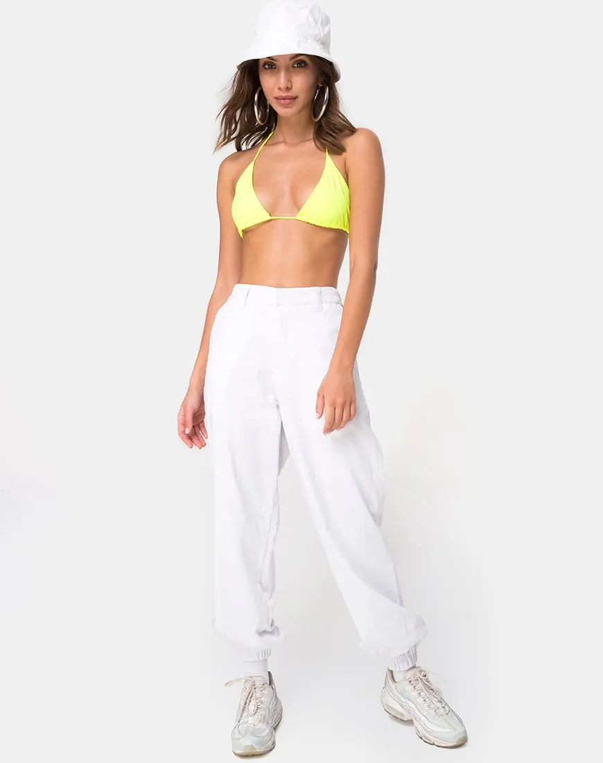 Gwen Bralet in Neon Yellow