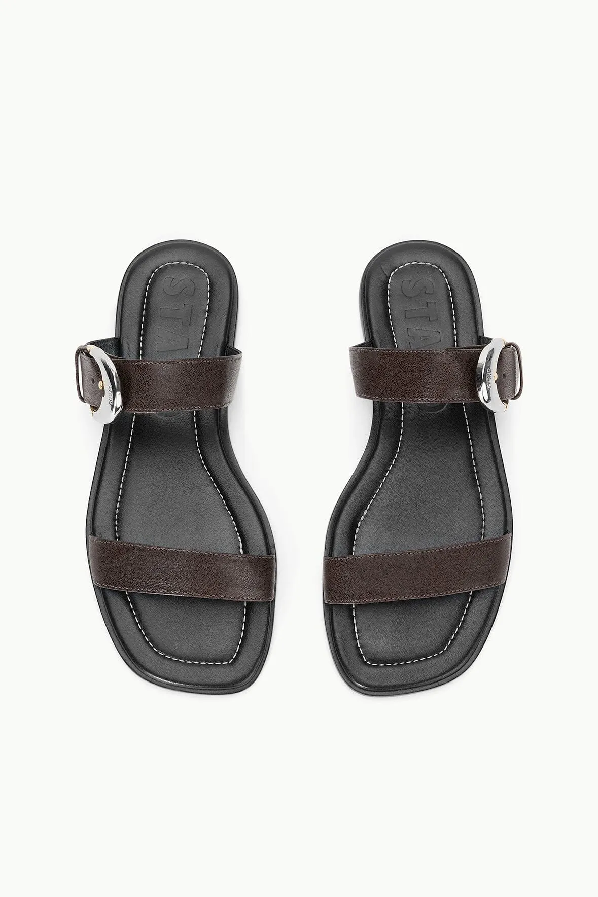 HARLOW FLAT SANDAL | ESPRESSO