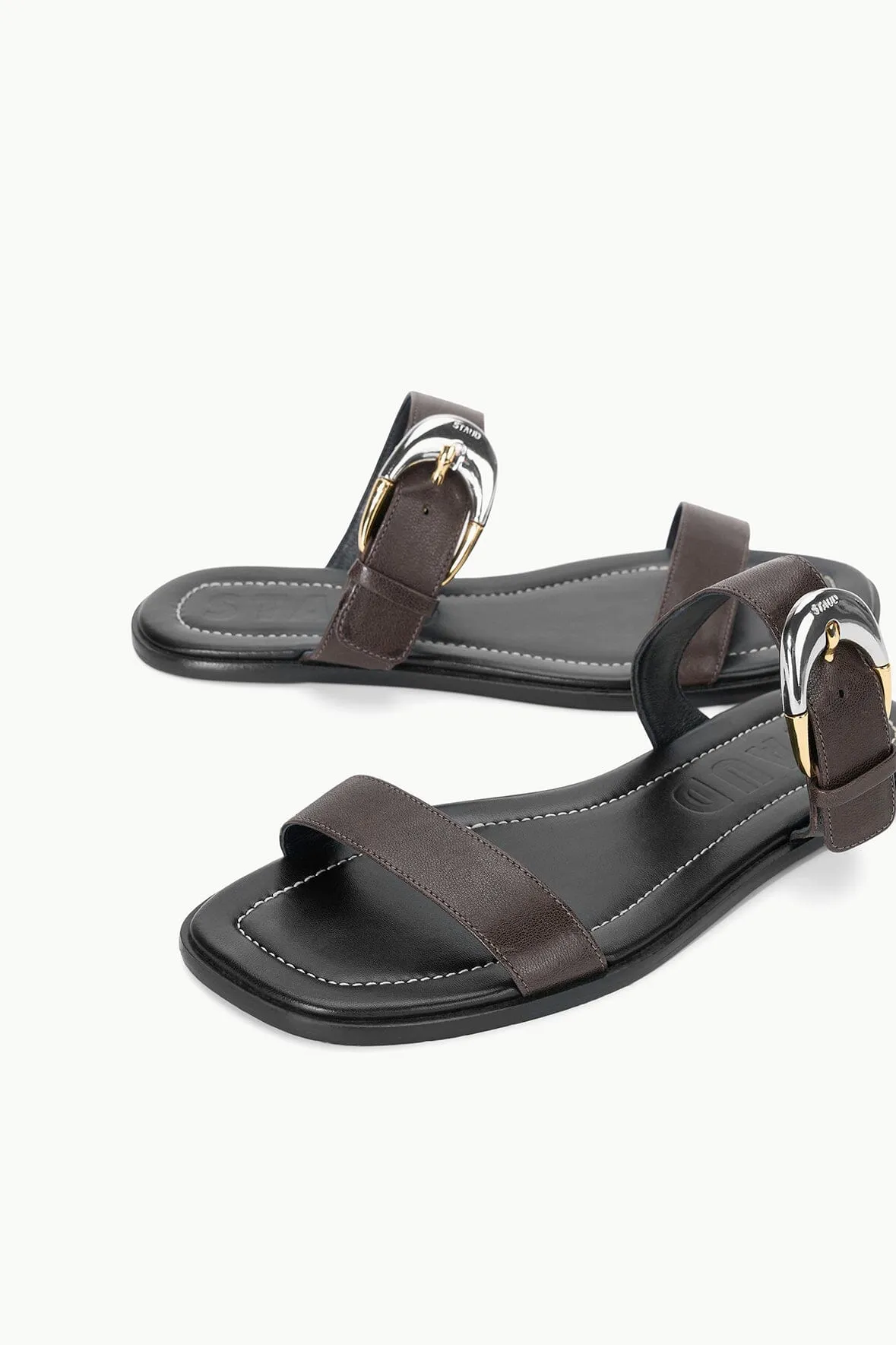 HARLOW FLAT SANDAL | ESPRESSO