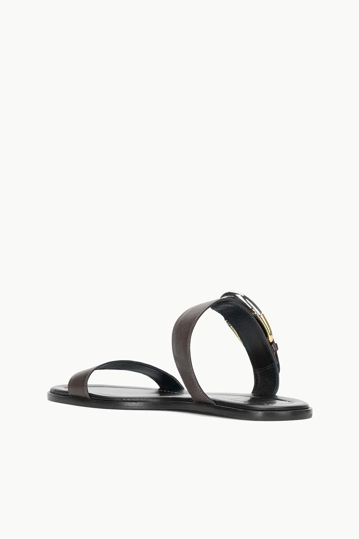 HARLOW FLAT SANDAL | ESPRESSO