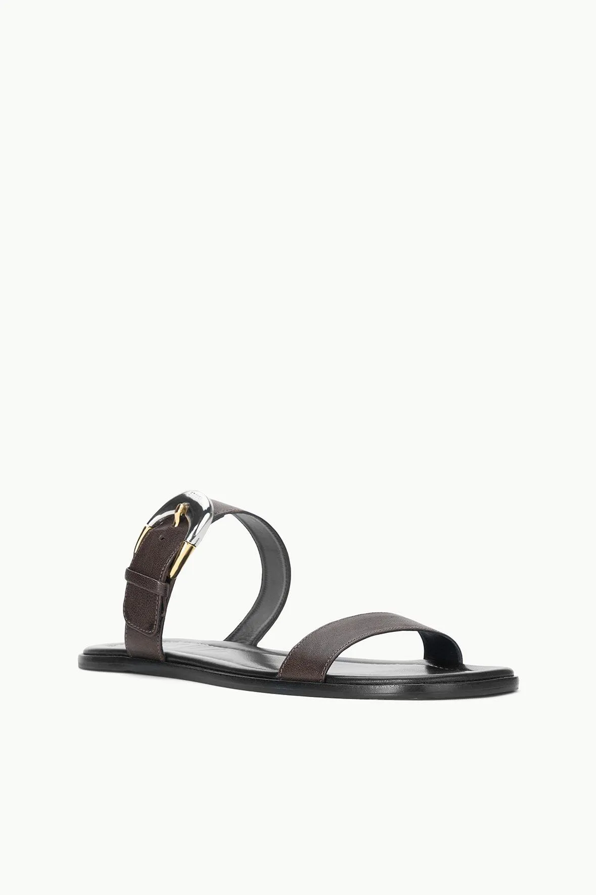 HARLOW FLAT SANDAL | ESPRESSO