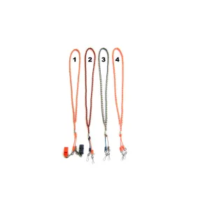 Heavy Hauler Outdoor Gear Model E Double Swivel Clip Lanyard- 3 Colors Available