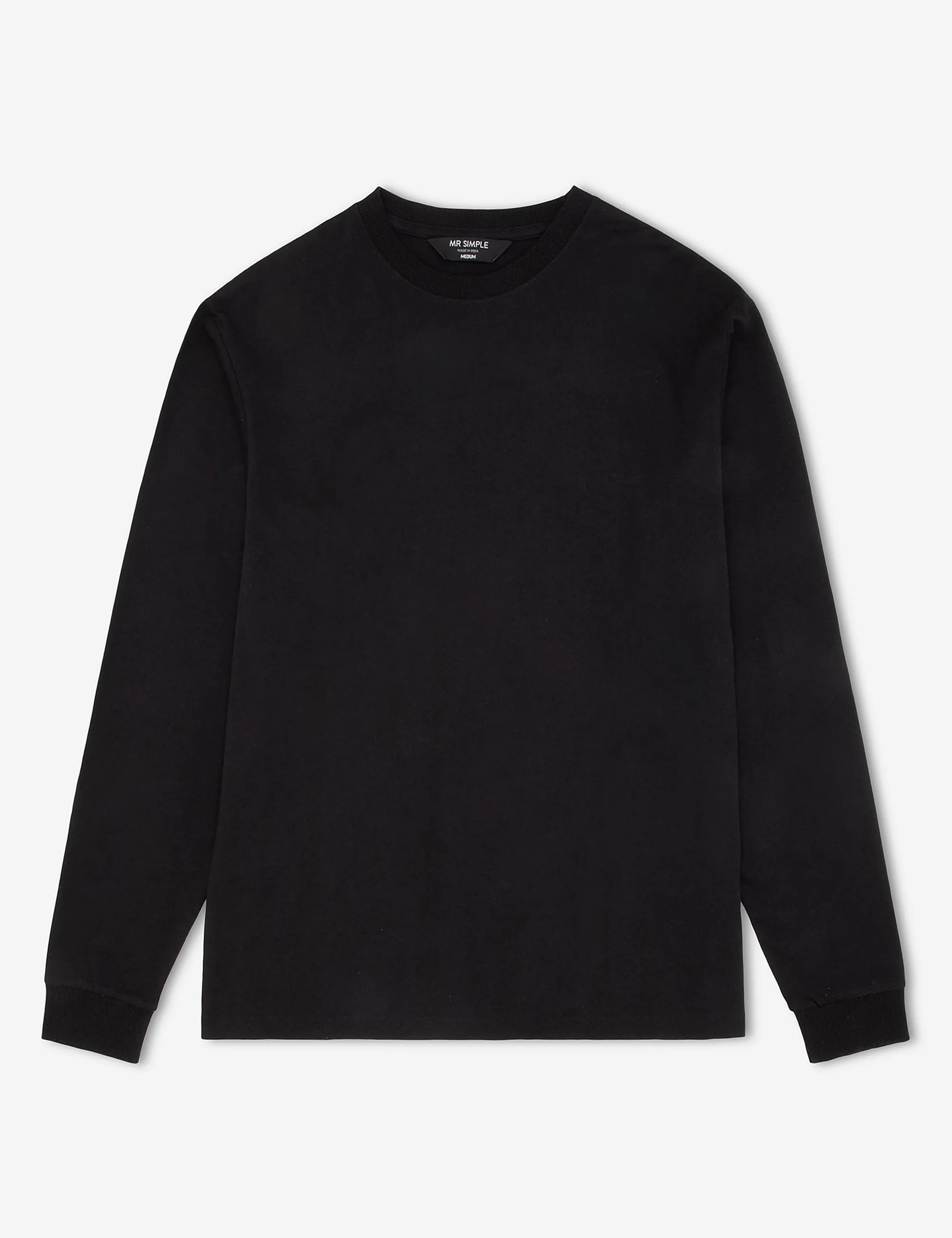 Heavy Weight Longsleeve Tee - Black