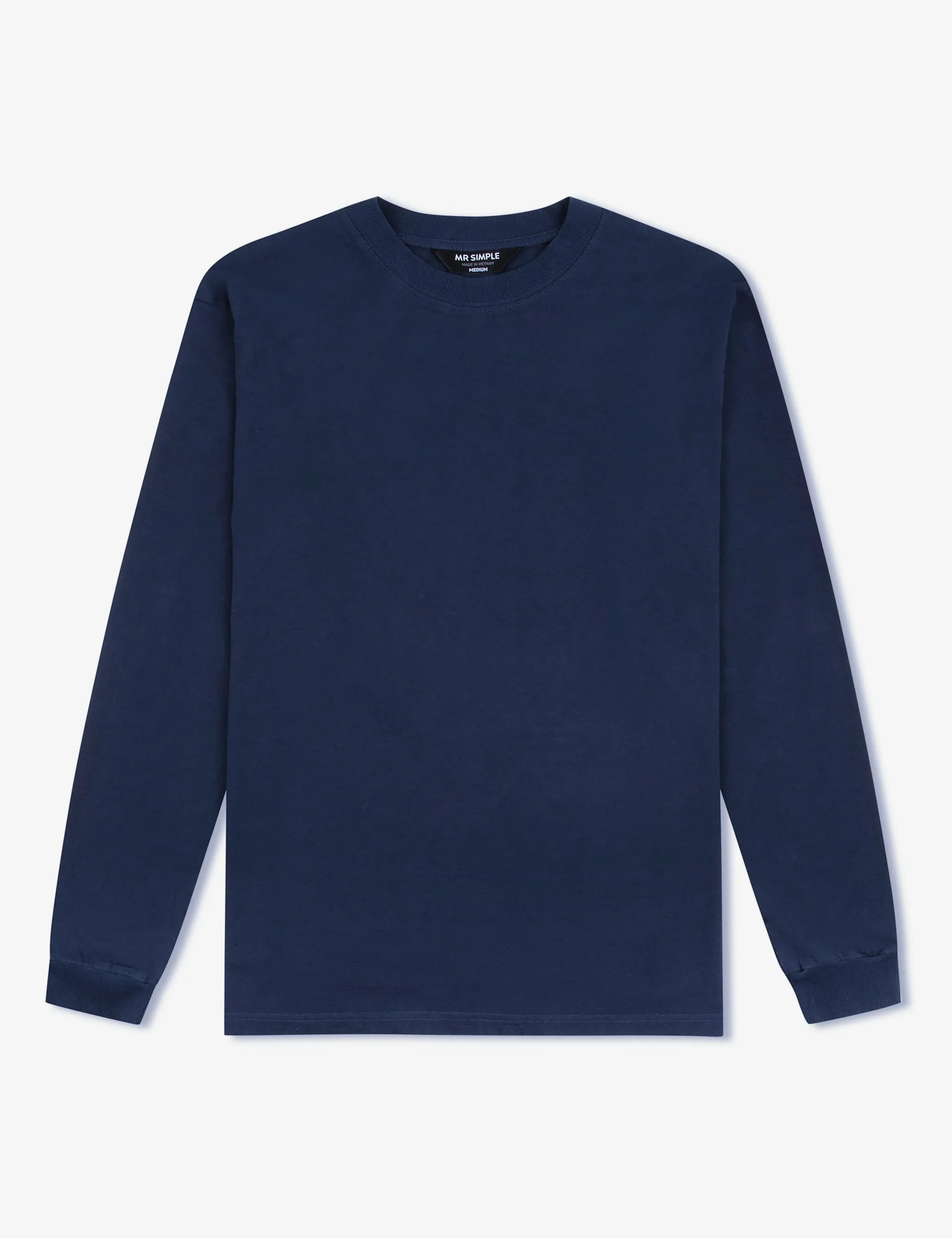 Heavy Weight Longsleeve Tee - Navy