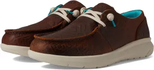 Hilo Ariat Sneaker in Brown Blanket Emboss