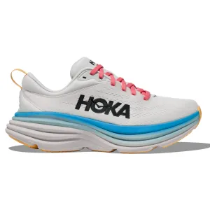 Hoka Bondi 8 Blanc De Blanc/Swim Day Running Shoe (Women's)