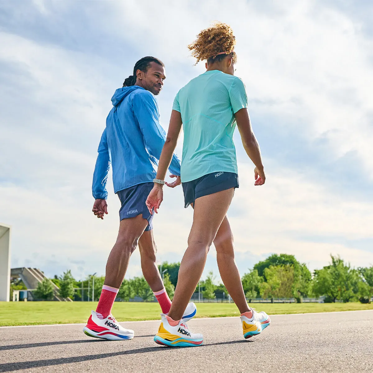 Hoka Skyward X Womens | Blanc De Blanc / Swim Day