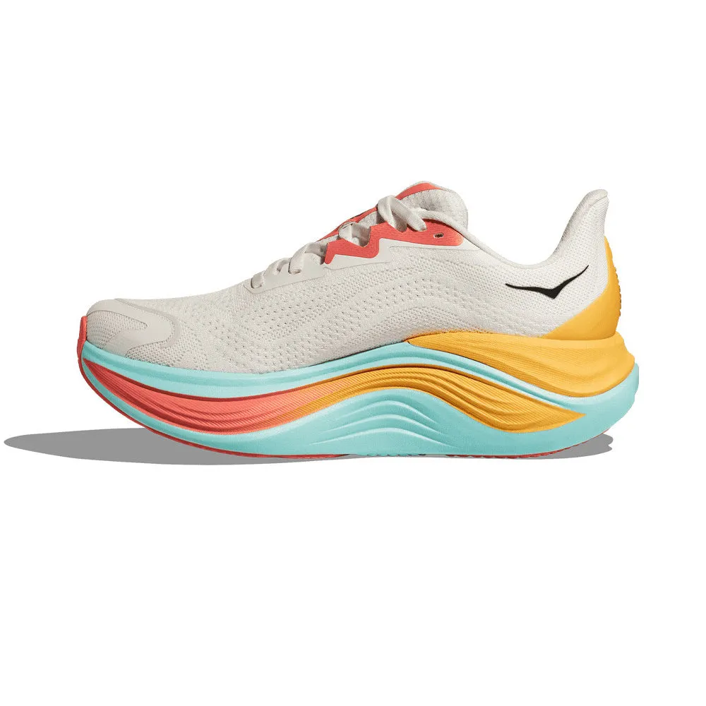 Hoka Women's Skyward X Running Shoes Blanc De Blanc / Swim Day